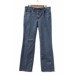 Nine West Jeans Womens Size 12 Blue Denim Bootcut Stretch Mid Rise Classic